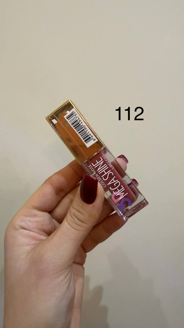 لیپ گلاس مگا شاین گلدن رز بافت نرم و سبک زیبایی لبهاتو دوچندان میکنه