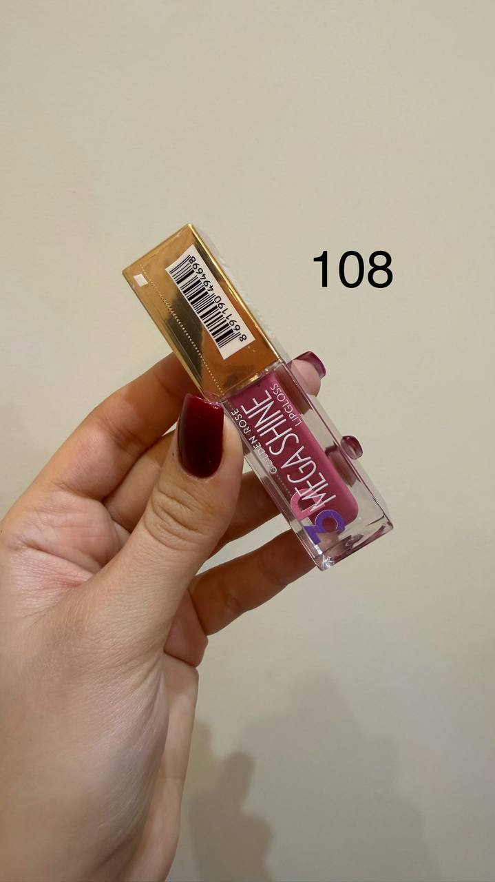 لیپ گلاس مگا شاین گلدن رز بافت نرم و سبک زیبایی لبهاتو دوچندان میکنه